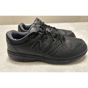 New Balance Shoes Men’s Size 10.5 D 813 Rollbar Black Leather Walking WW813BK